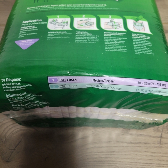 NEW FitRight OptiFit Ultra Incontinence Briefs Ultra 20 - Picture 3 of 5